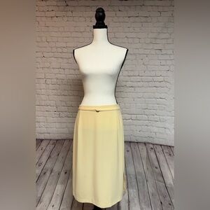 Burberry Cream Maxi Skirt